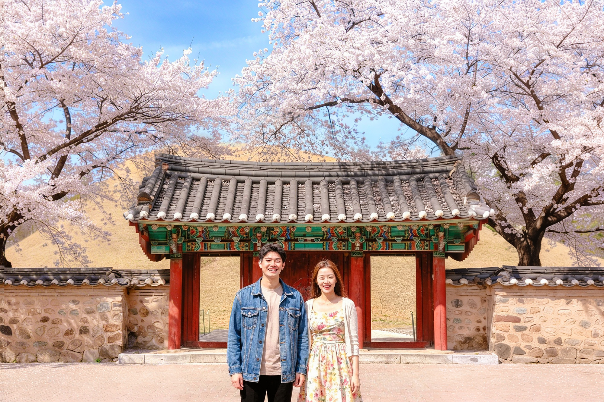 Daereungwon Tomb Complex is home to a group of royal tombs from the Silla Kingdom, located in central Gyeongju.