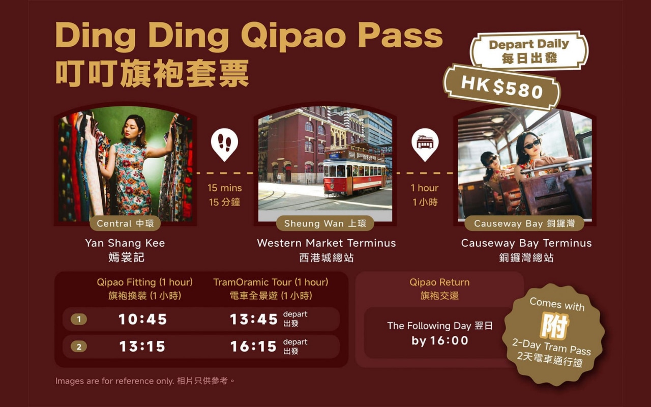 電車全景遊｜電車旗袍體驗