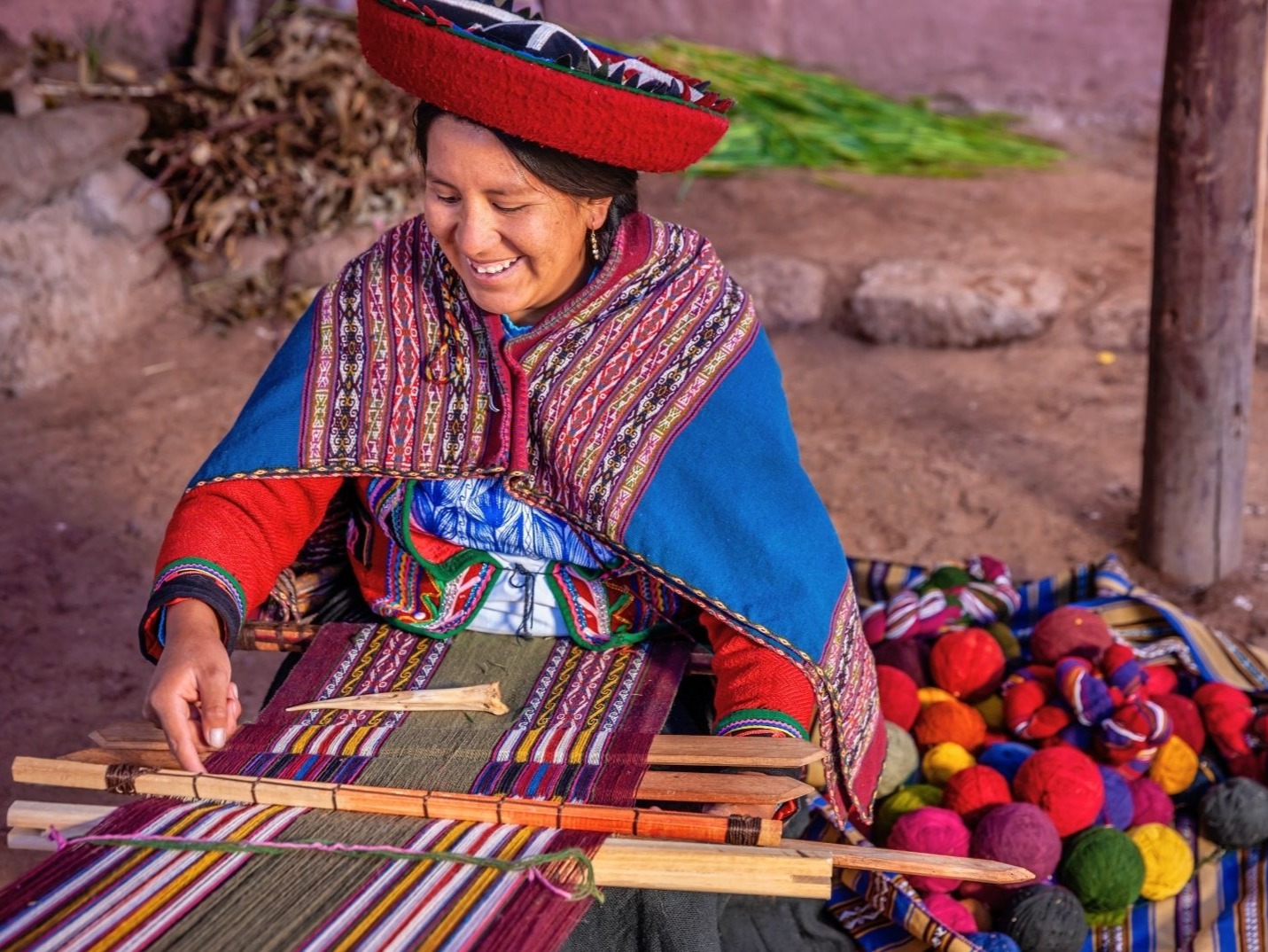 Connect with Andean culture in Chinchero, where skilled artisans weave vibrant textiles using ancestral techniques.