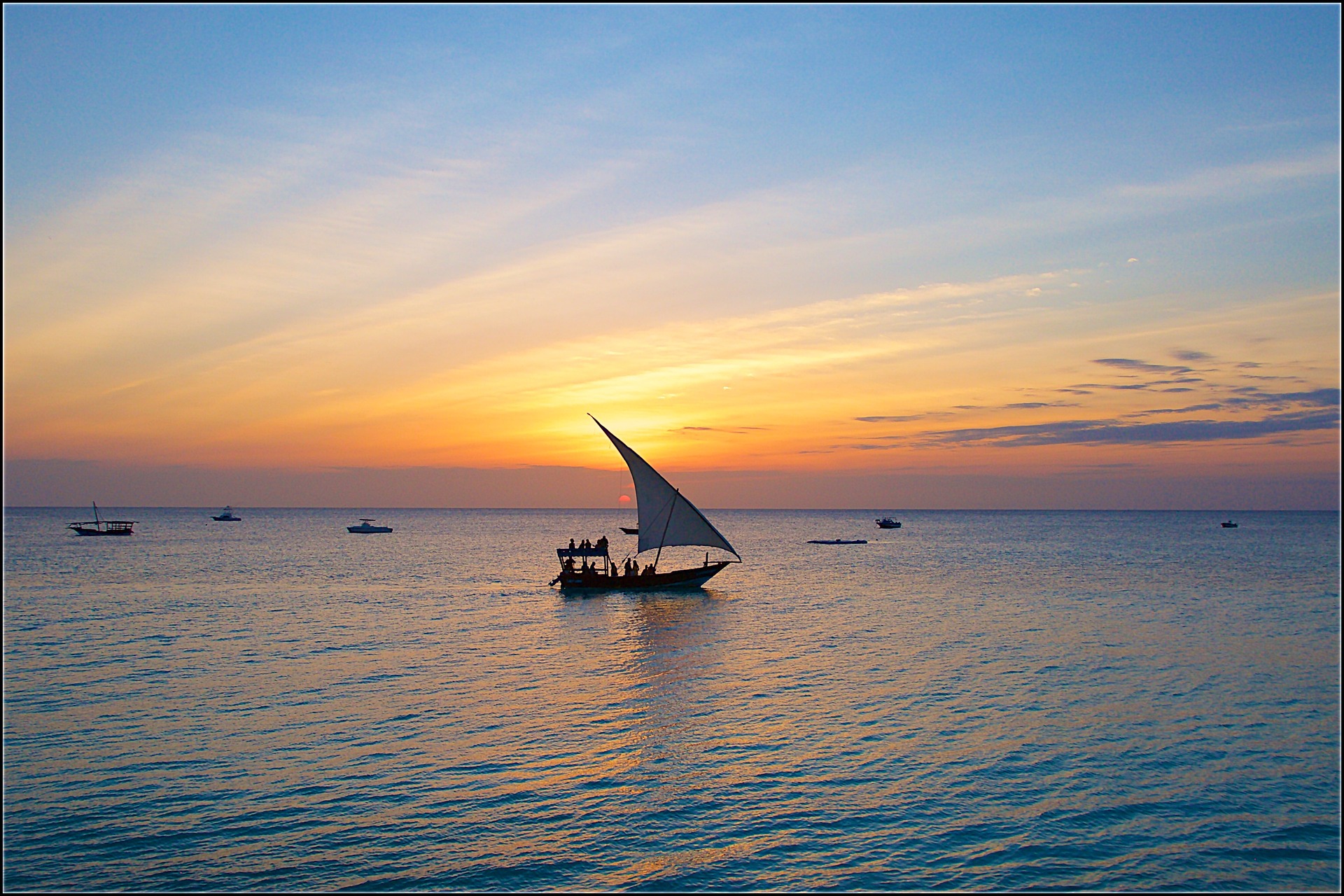 Zanzibar單桅帆船遊輪一日遊（含Kwale島海上運動）