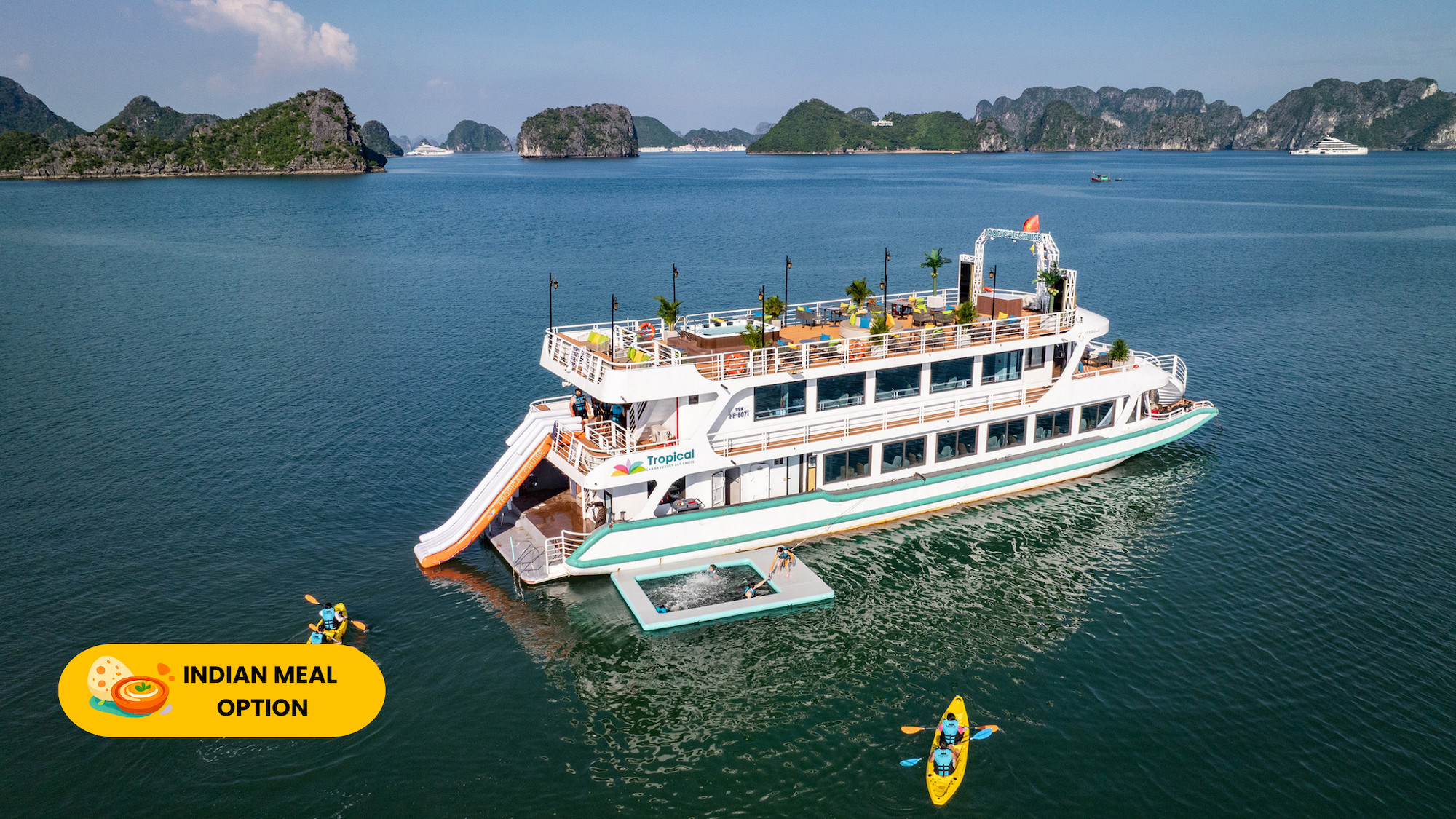 Tropik kunlik kruiz: Ha Long ko‘rfazi va Lan Ha ko‘rfazi, Cat Ba oroli sayohati