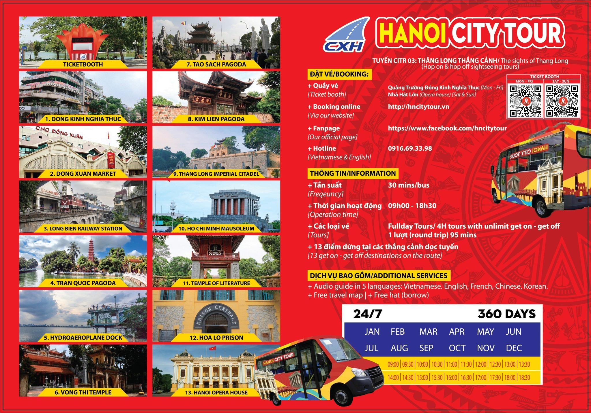 Ha Noi City Tour by Mini Bus Ticket