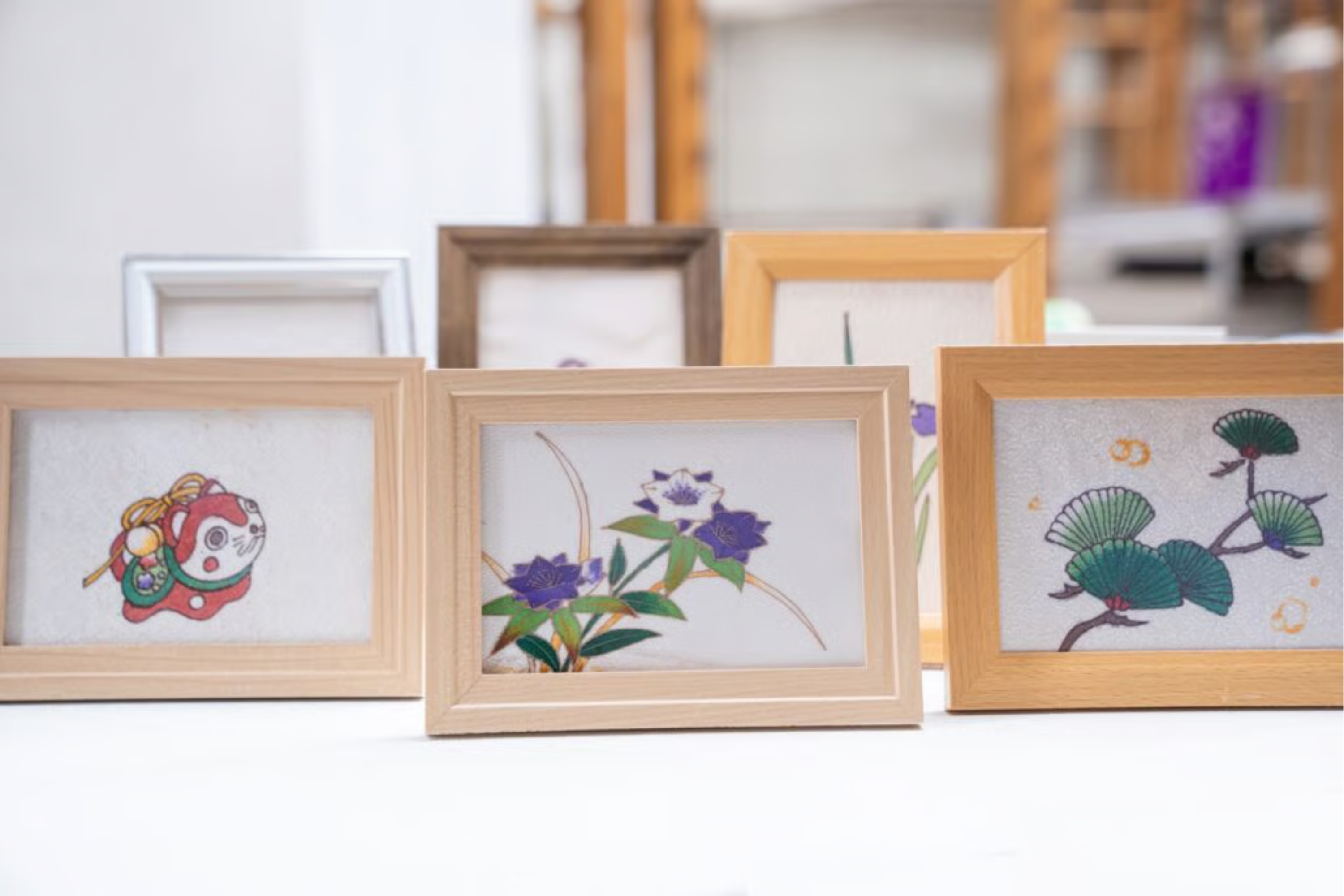 友禪染體驗(裱框藝術品) 友禪染體驗(裱框藝術品)