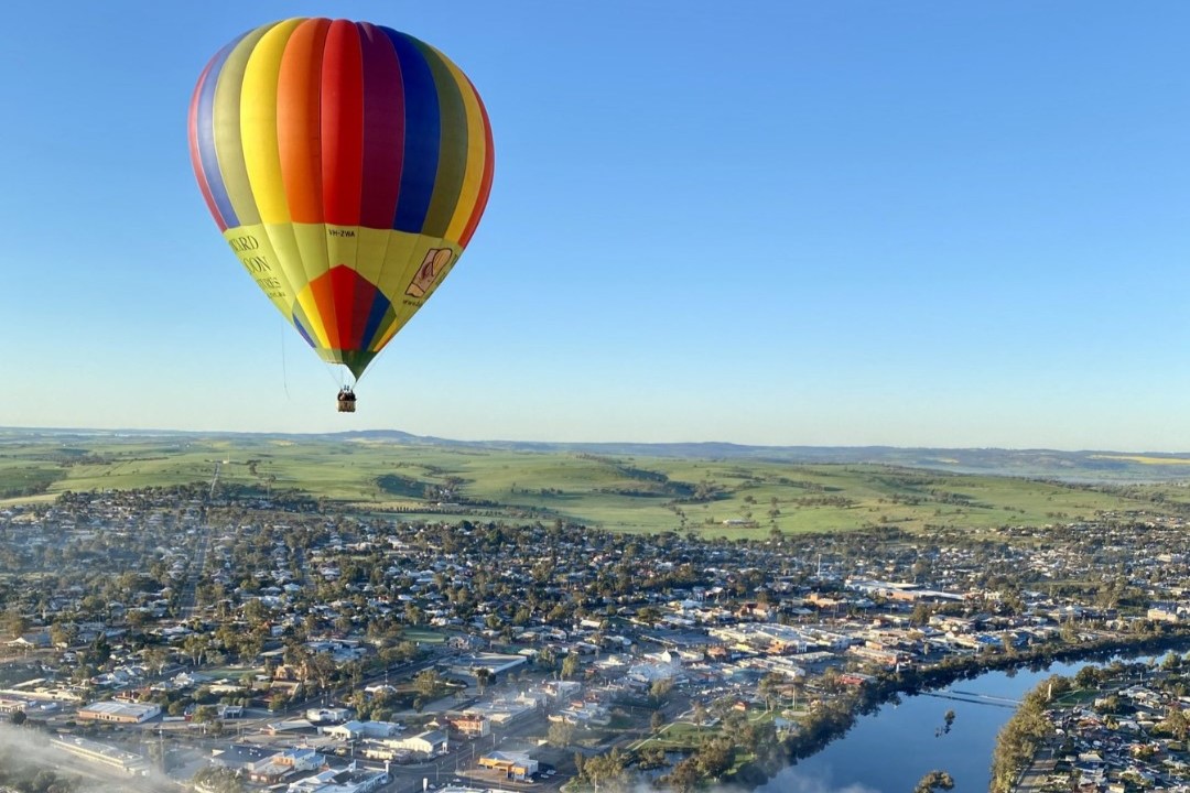 Hot Air Balloon Over The Avon Valley