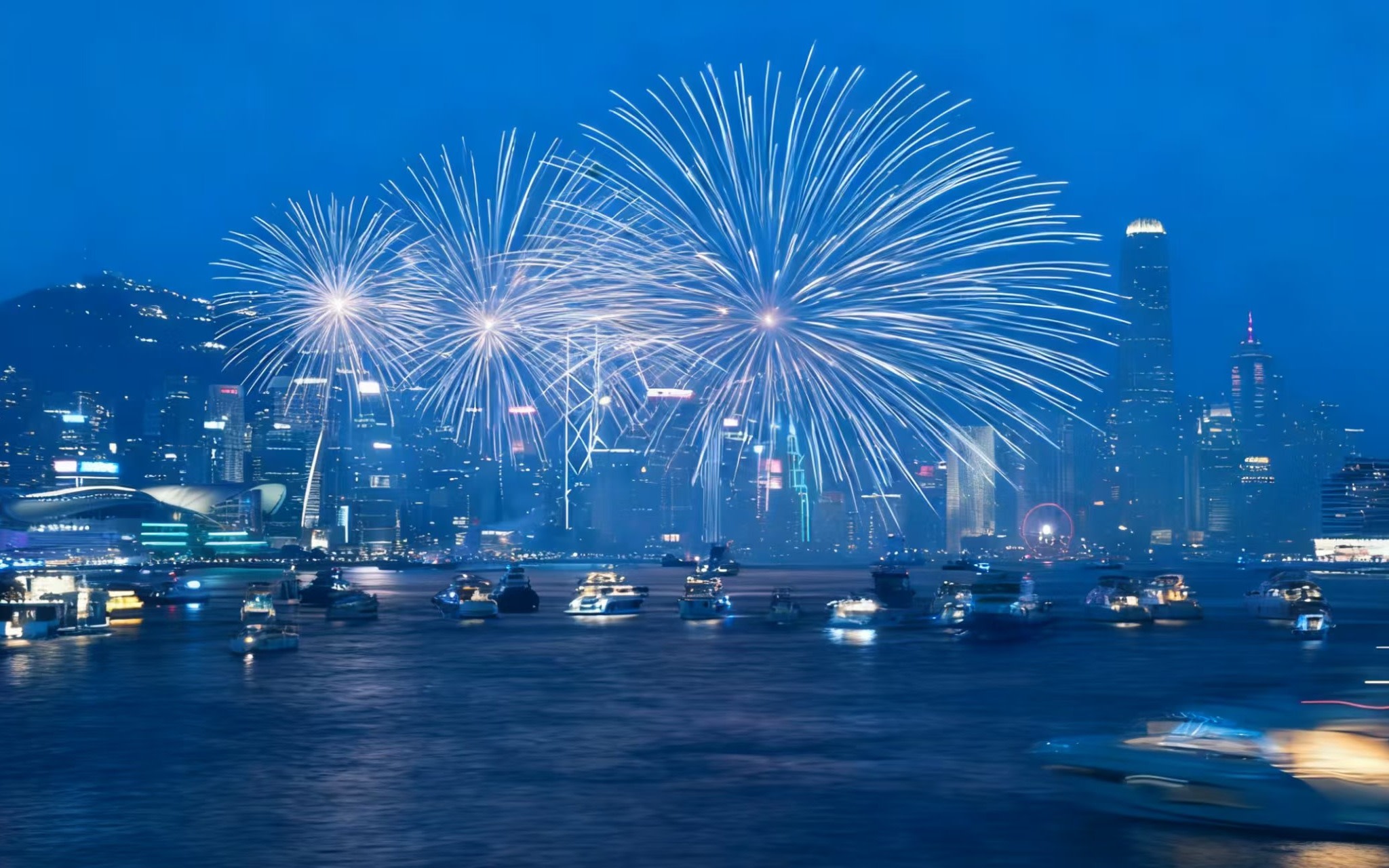 Hong Kong Water Taxi Lunar New Year Fireworks Cruise