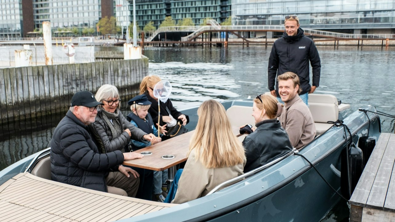 Harbor half-day boat tour in Copenhagen