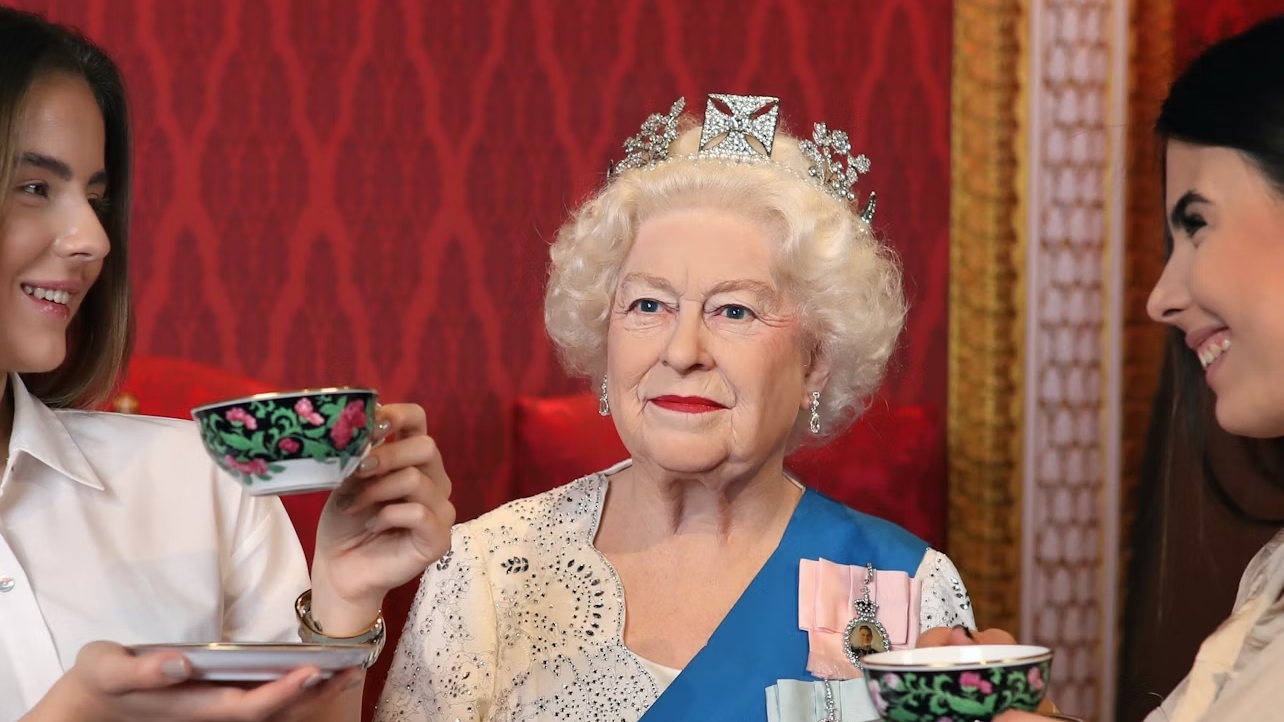 Enjoy a royal moment sipping tea with Queen Elizabeth II at Madame Tussauds Budapest