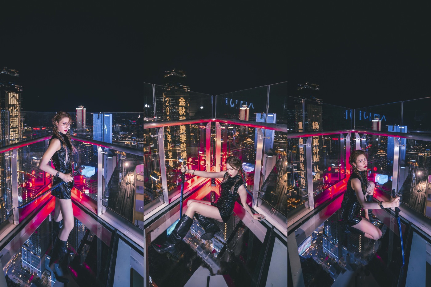 天台的工業風欄杆 + 城市天際線,隨便擺拍都自帶電影感 天台的工業風欄杆 + 城市天際線,隨便擺拍都自帶電影感