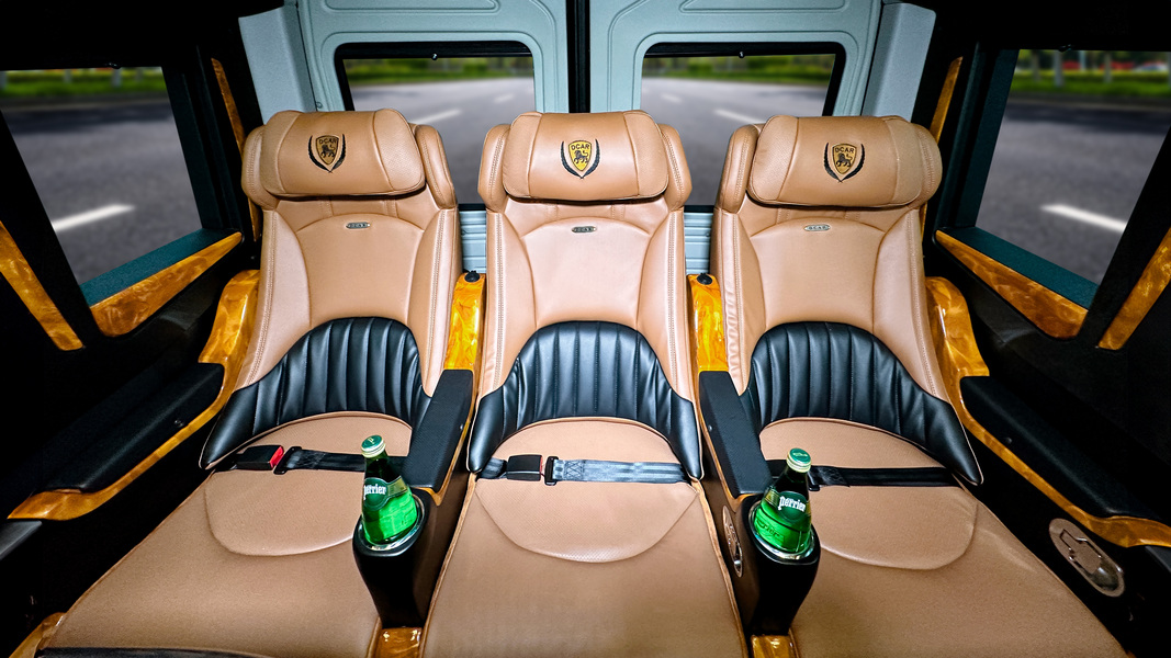 Limousine interior - spacious seats