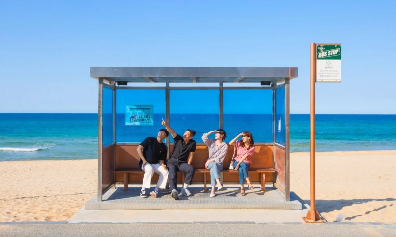 Gangneung hot spots! BTS Bus Stop / Goblin / Haslla Art World / Cafe