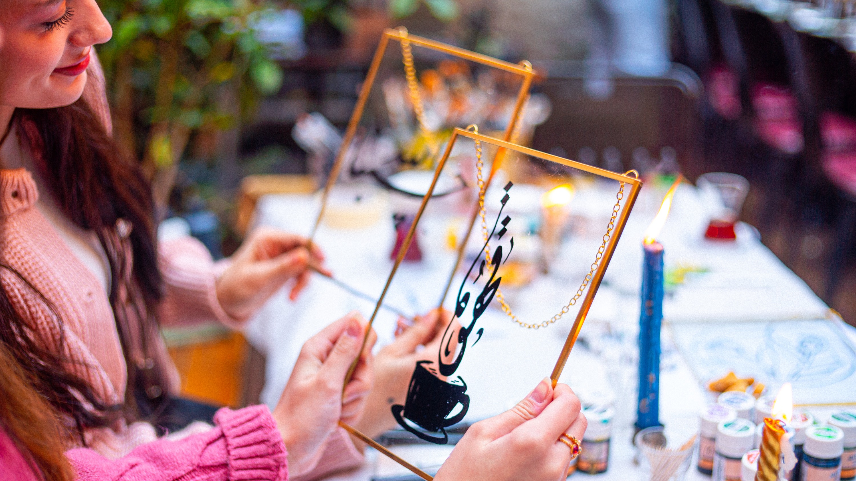 Leave with a framed creation embodying culture, memory, and creative spirit