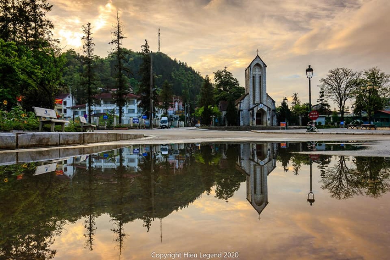 The iconic Stone Church of Sapa
