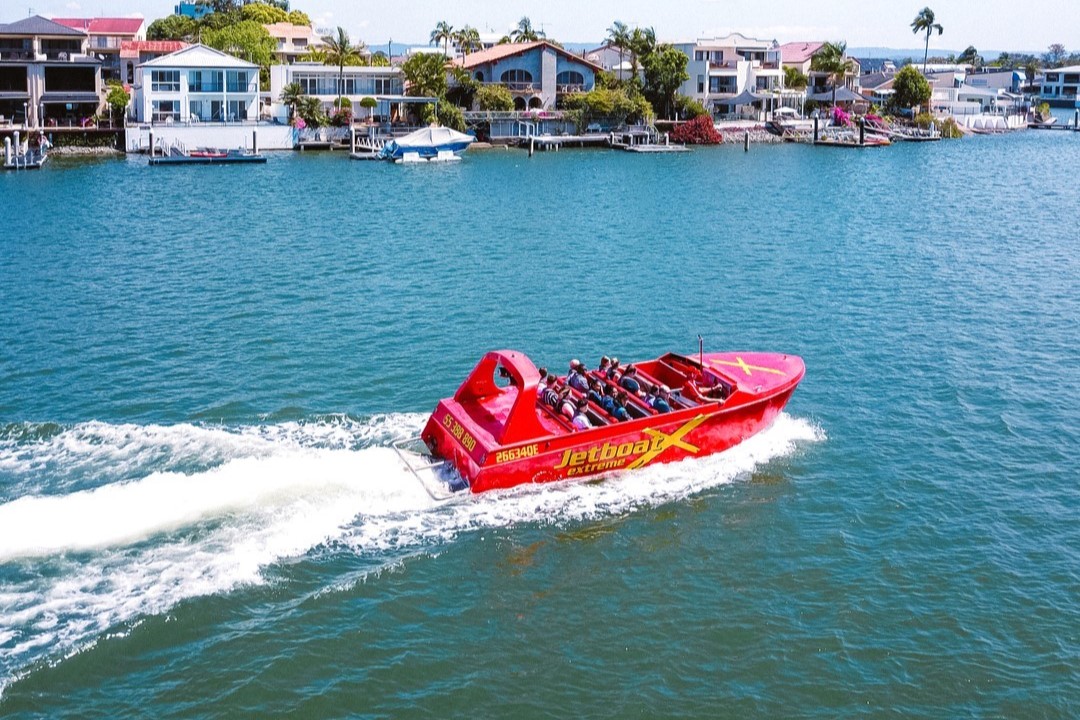 Ultimate Jetboat Ride and Surf Lesson Combo