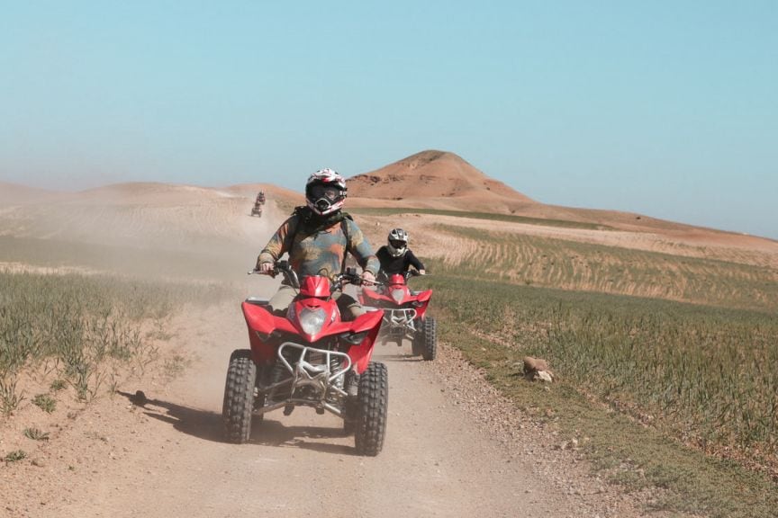 沙漠四輪摩托 & 單峰駱駝半日遊（馬拉喀什出發）