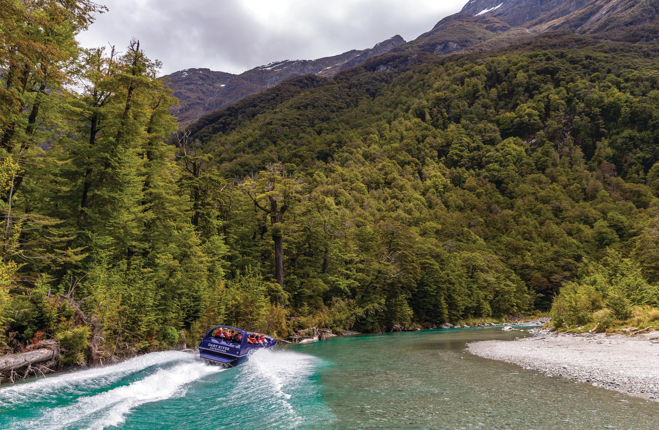 紐西蘭達特河（Dart River）噴射快艇體驗 & 荒野冒險之旅