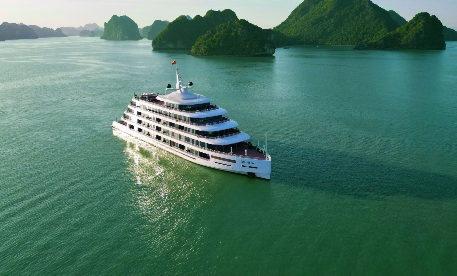 【路線2】2天1夜 下龍灣五星級遊輪巡航之旅（Luxury Catherine Cruise提供）