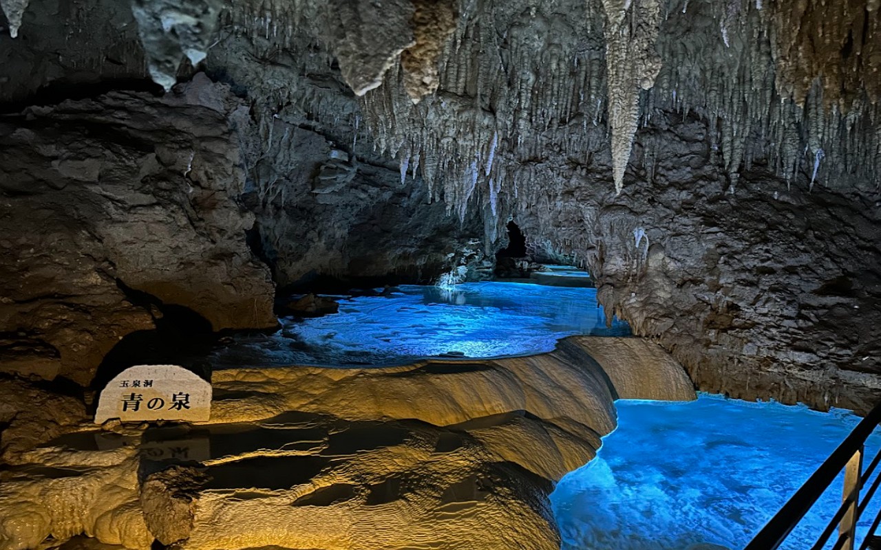 沖繩觀光巴士南北路線1日遊: 玉泉洞, DMM水族館, 瀨長島 & 萬座毛, 美麗海水族館, 美國村
