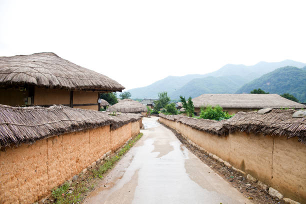 河回村！令人驚歎的是，600多年來，居民們仍然住在茅草屋裡。茅草屋屬於普通百姓，而瓦房則是貴族的住所。進入這個村莊