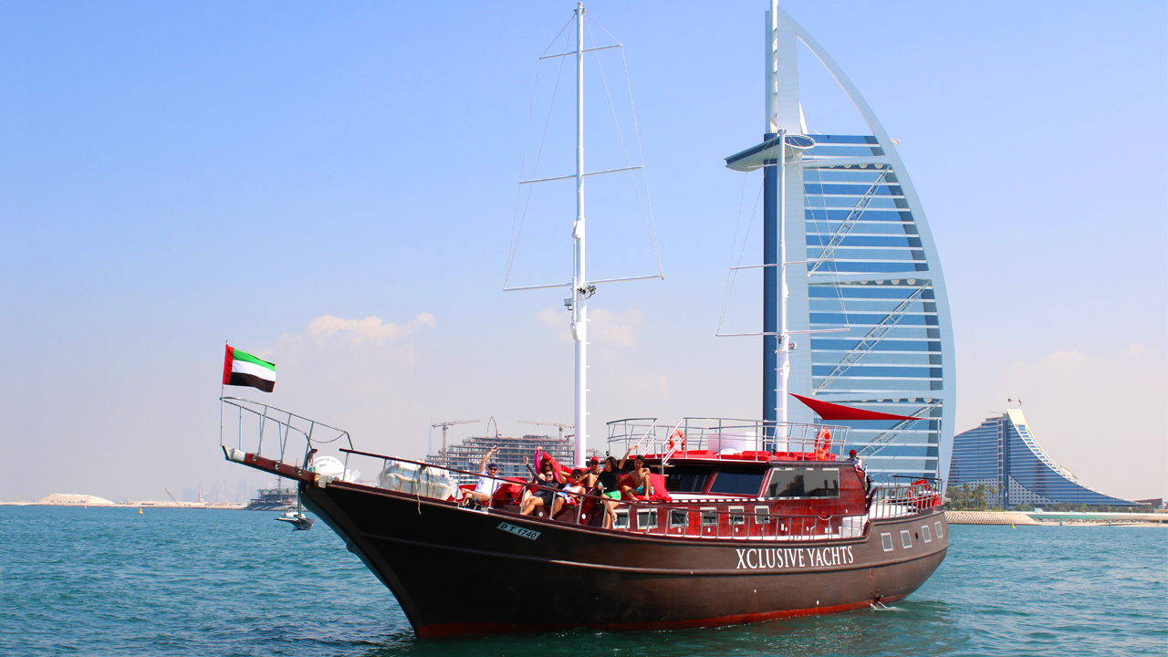 Dubai Marina Sailing Tour with BBQ and Swimming