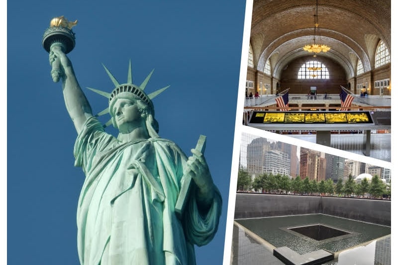 紐約自由神像 & 埃利斯島 & 911紀念博物館遊覽