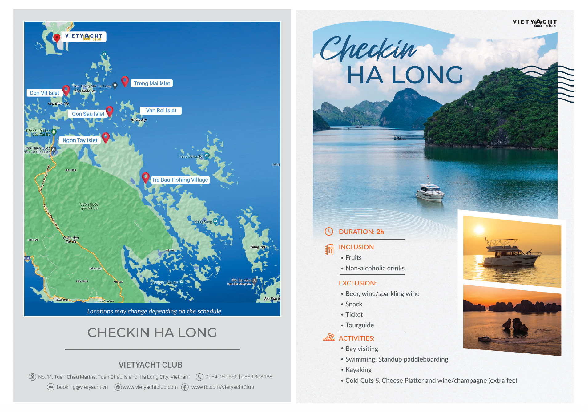 Ha Long Bay Sunset Tour By Luxury Private Yacht