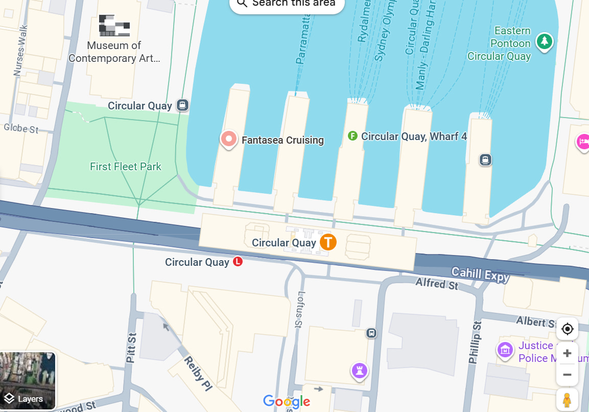 Fantasea Cruising Map