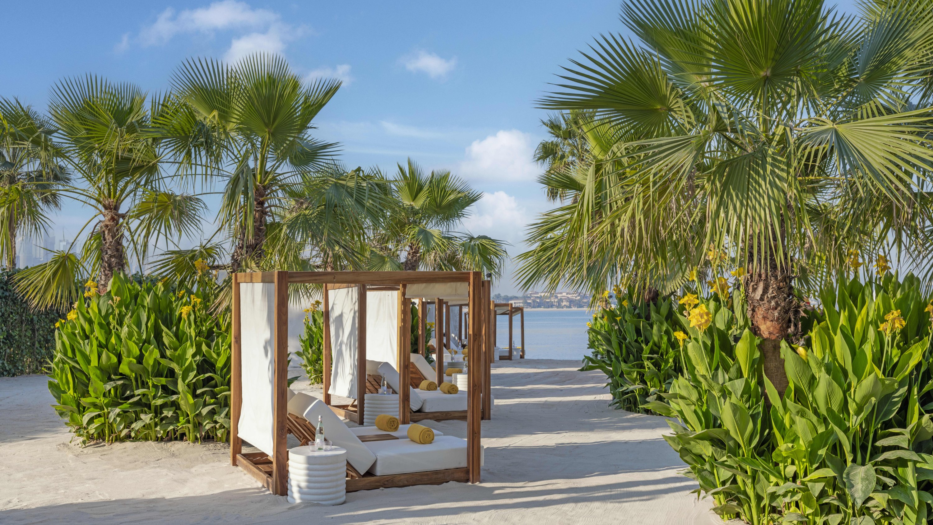 Discovering secluded cabanas and serene retreats, perfect for unwinding in a luxurious setting