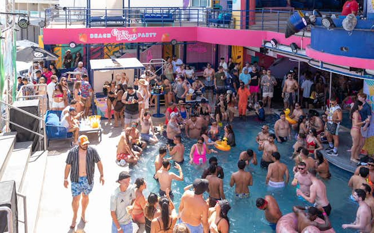 Experiencing the ultimate beach party spectacle only at Coco Bongo Cancun