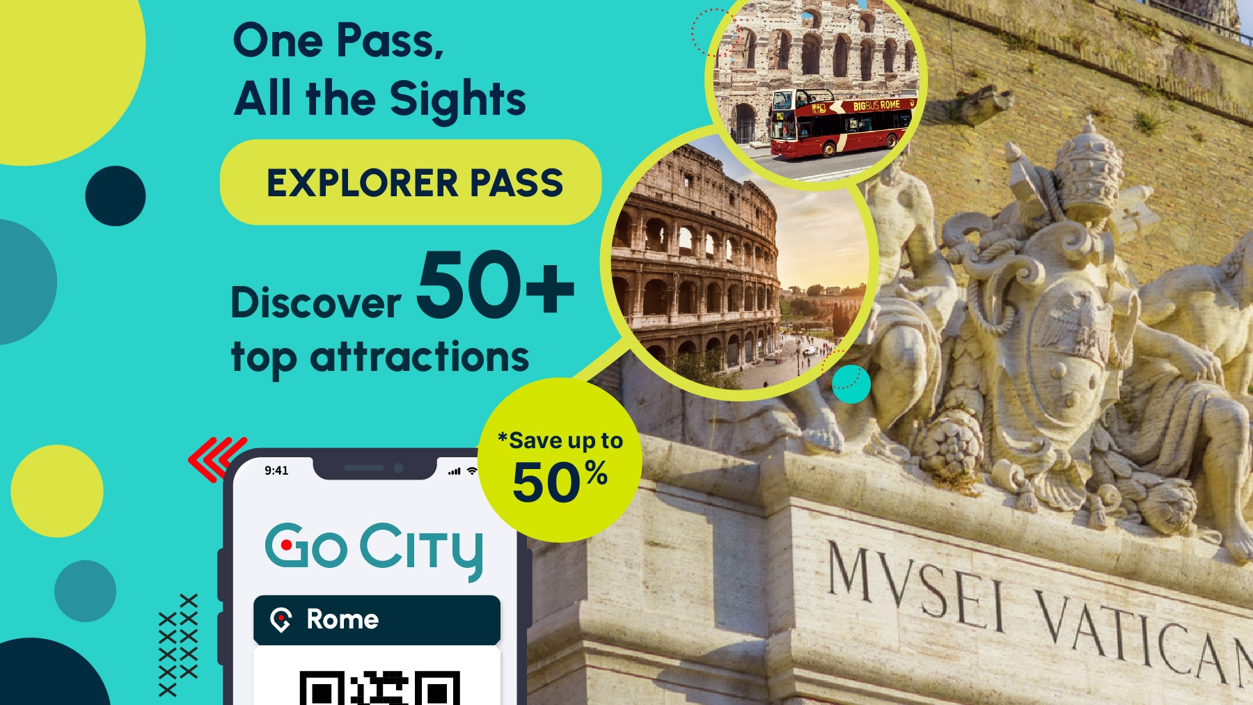 Go City：羅馬探索者通行證