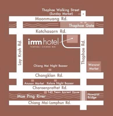 McDonald's Tha Pae Map