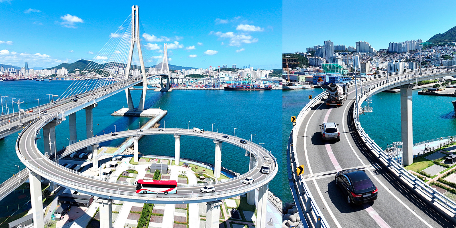 釜山港大橋 & 廣安大橋 釜山港大橋 & 廣安大橋