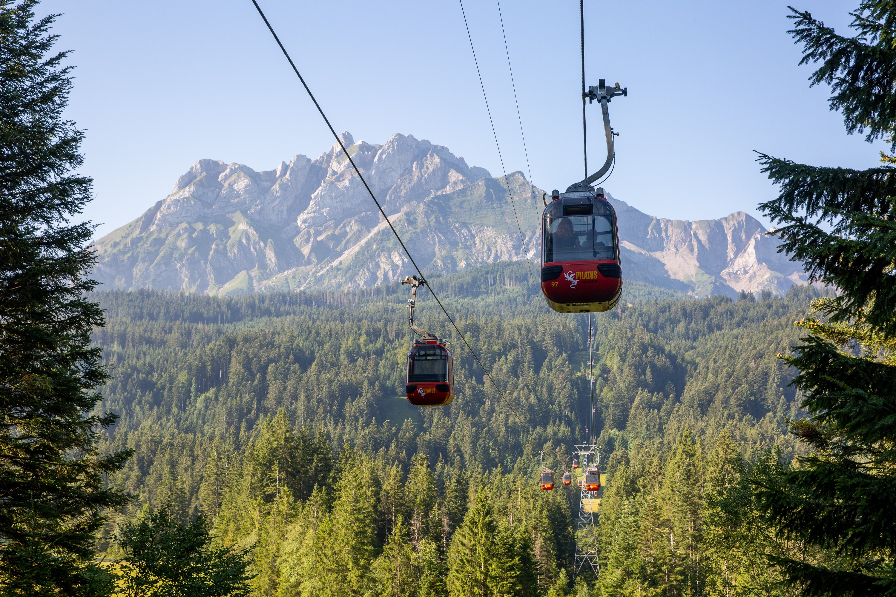 red gondola