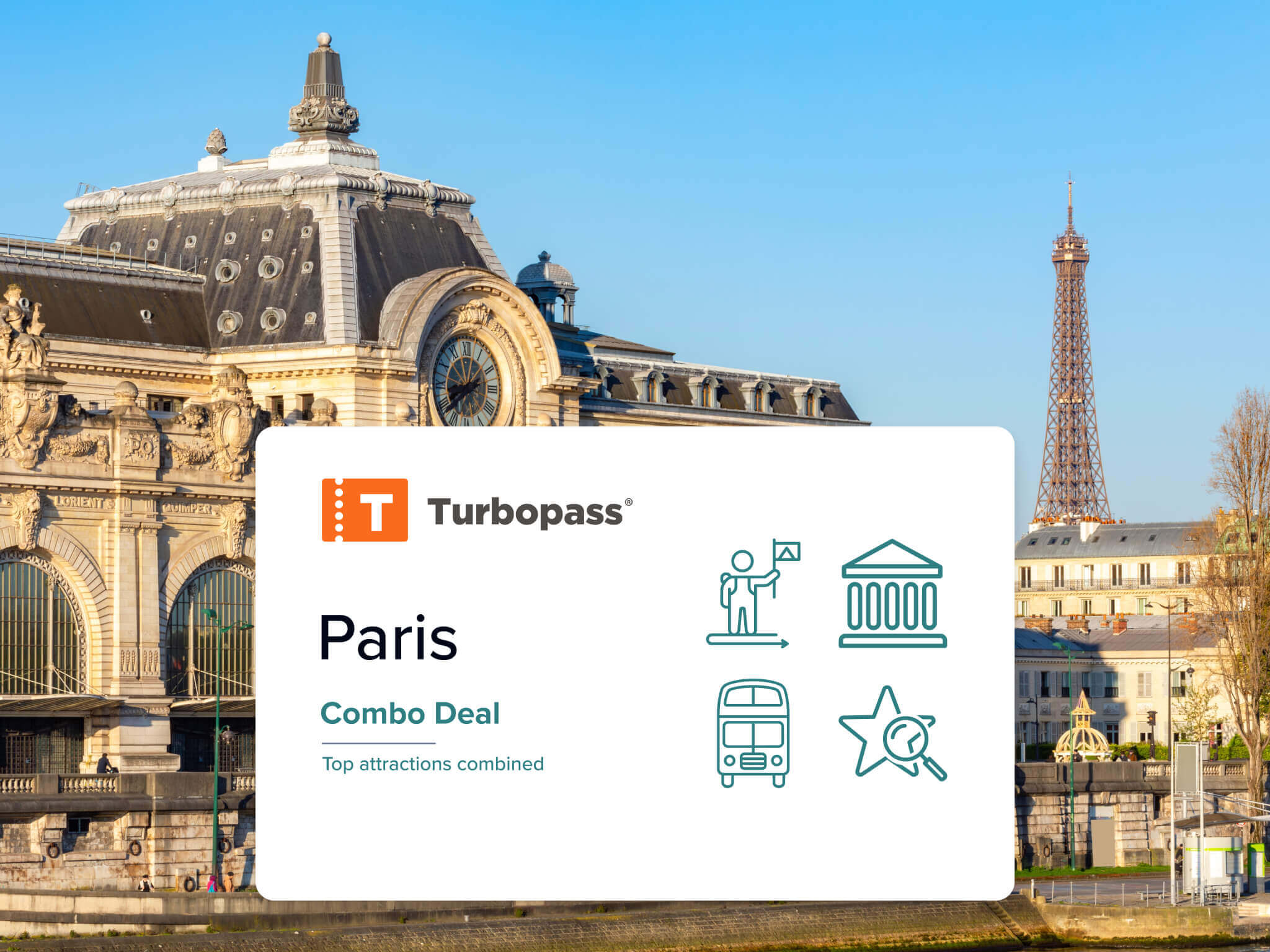 Paris Museum Pass with Hop-On Hop-Off Bus & Optional Seine River Cruise