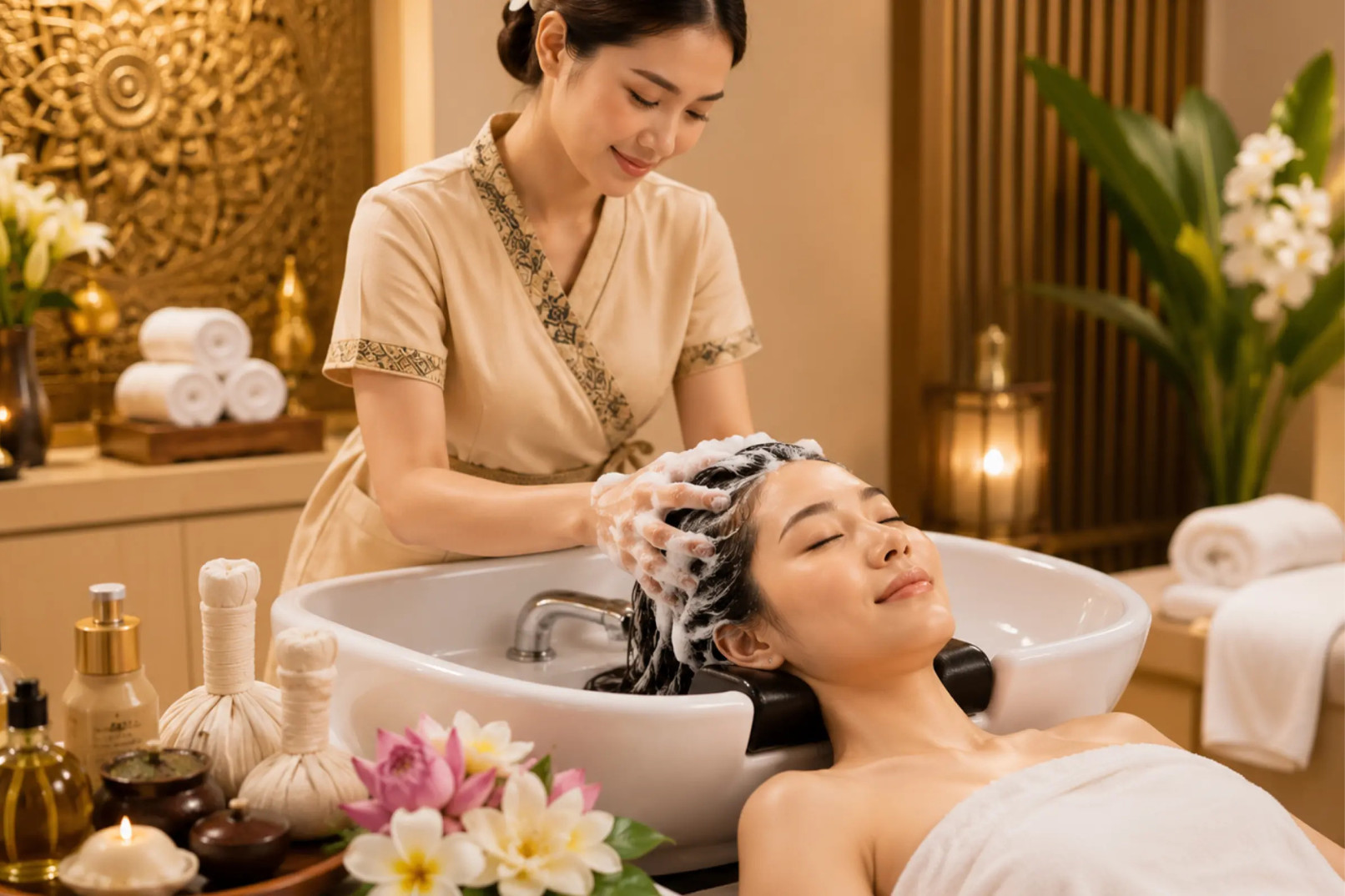 Holi Thai Head Spa | Relaxing Shampoo & Head Massage
