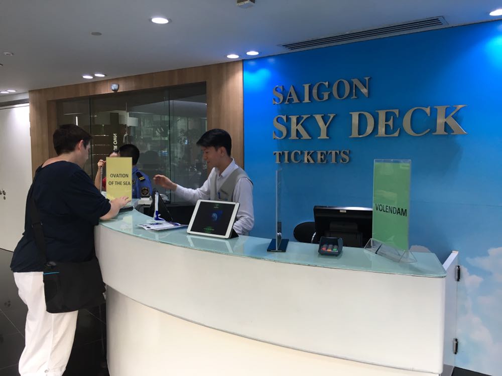 Saigon Skydeck ticket counter