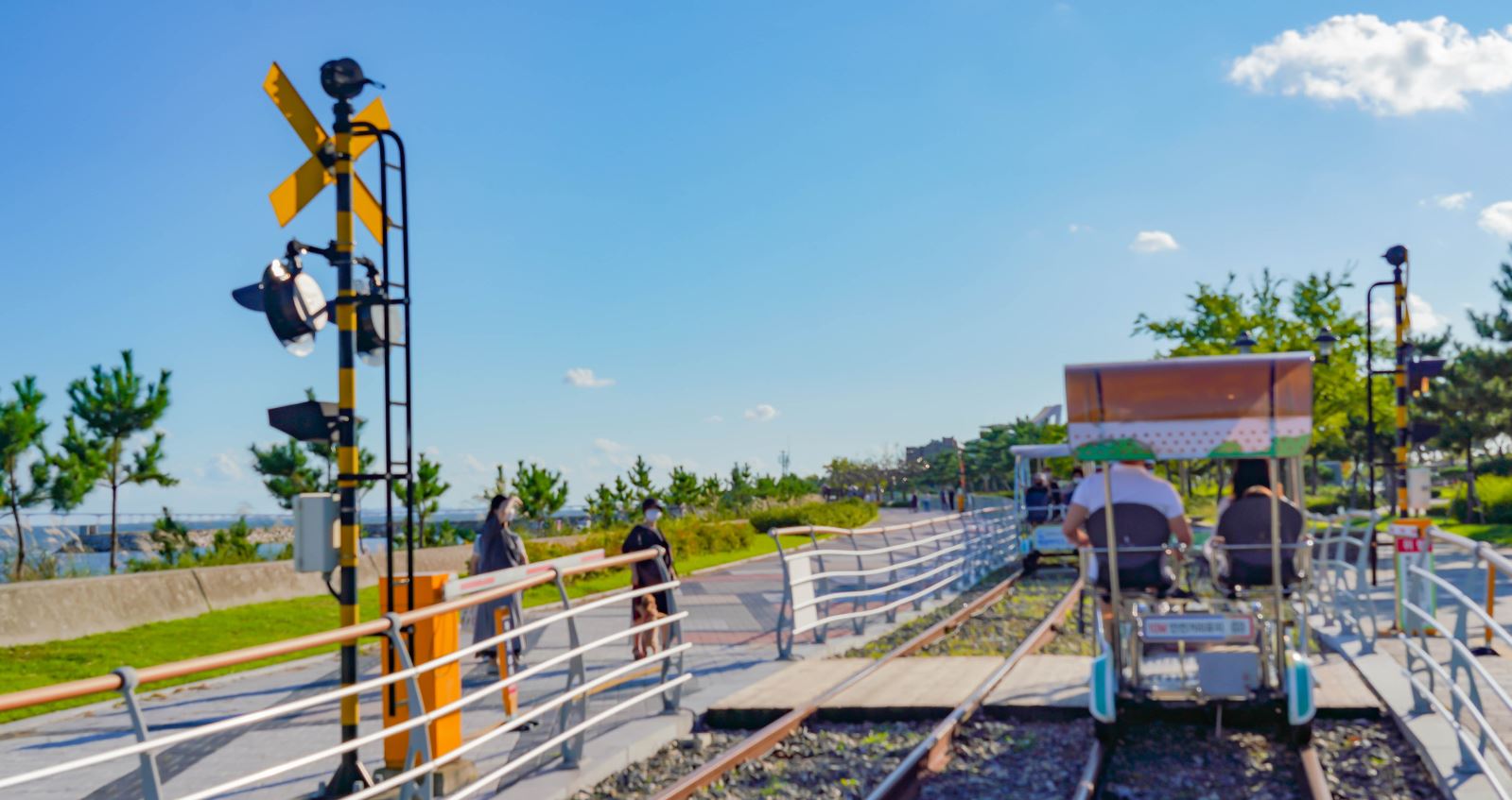 仁川餵海鷗／海邊鐵道自行車／Inspire／月尾島列車