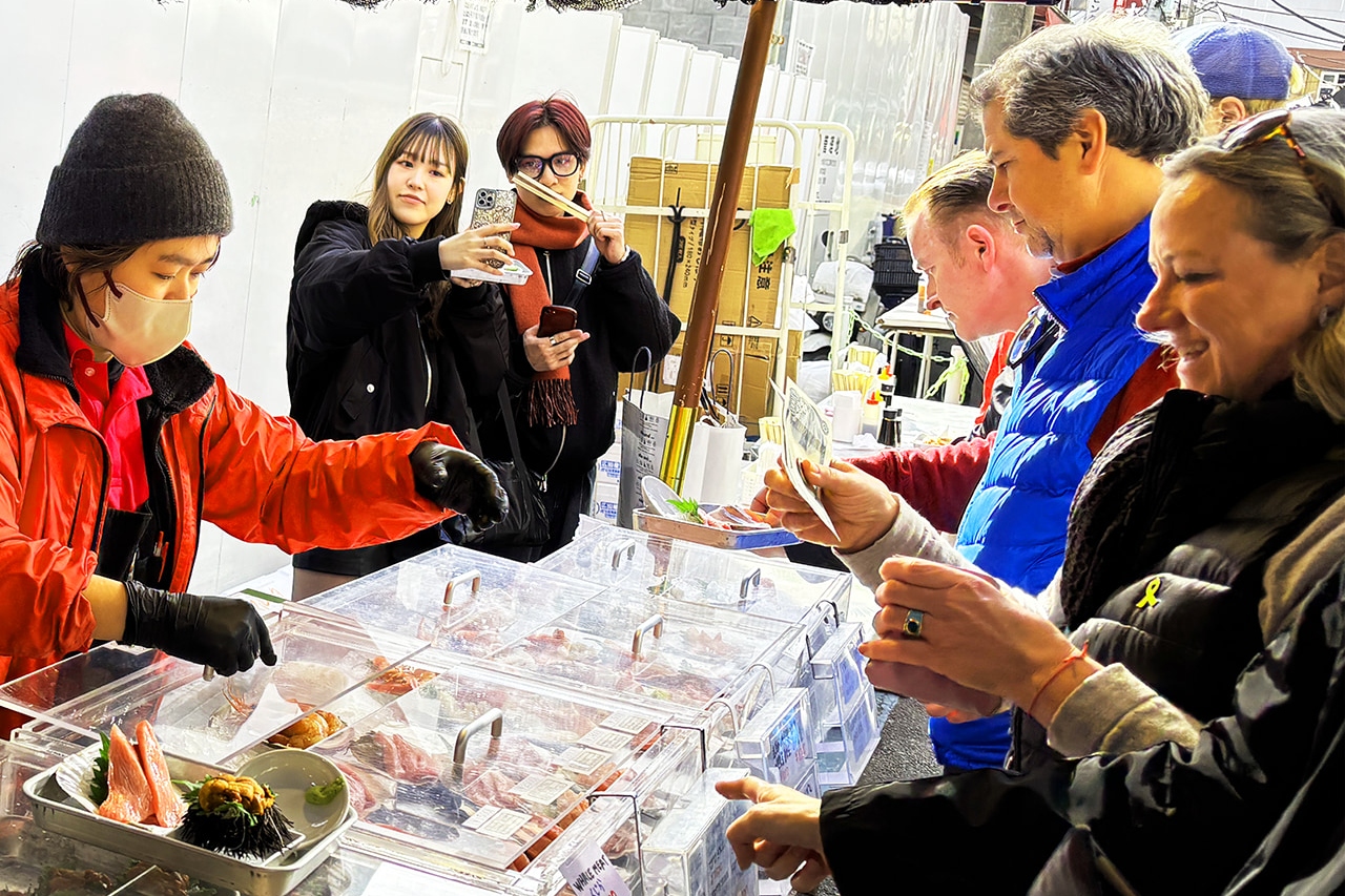 東京築地魚市場街頭美食之旅