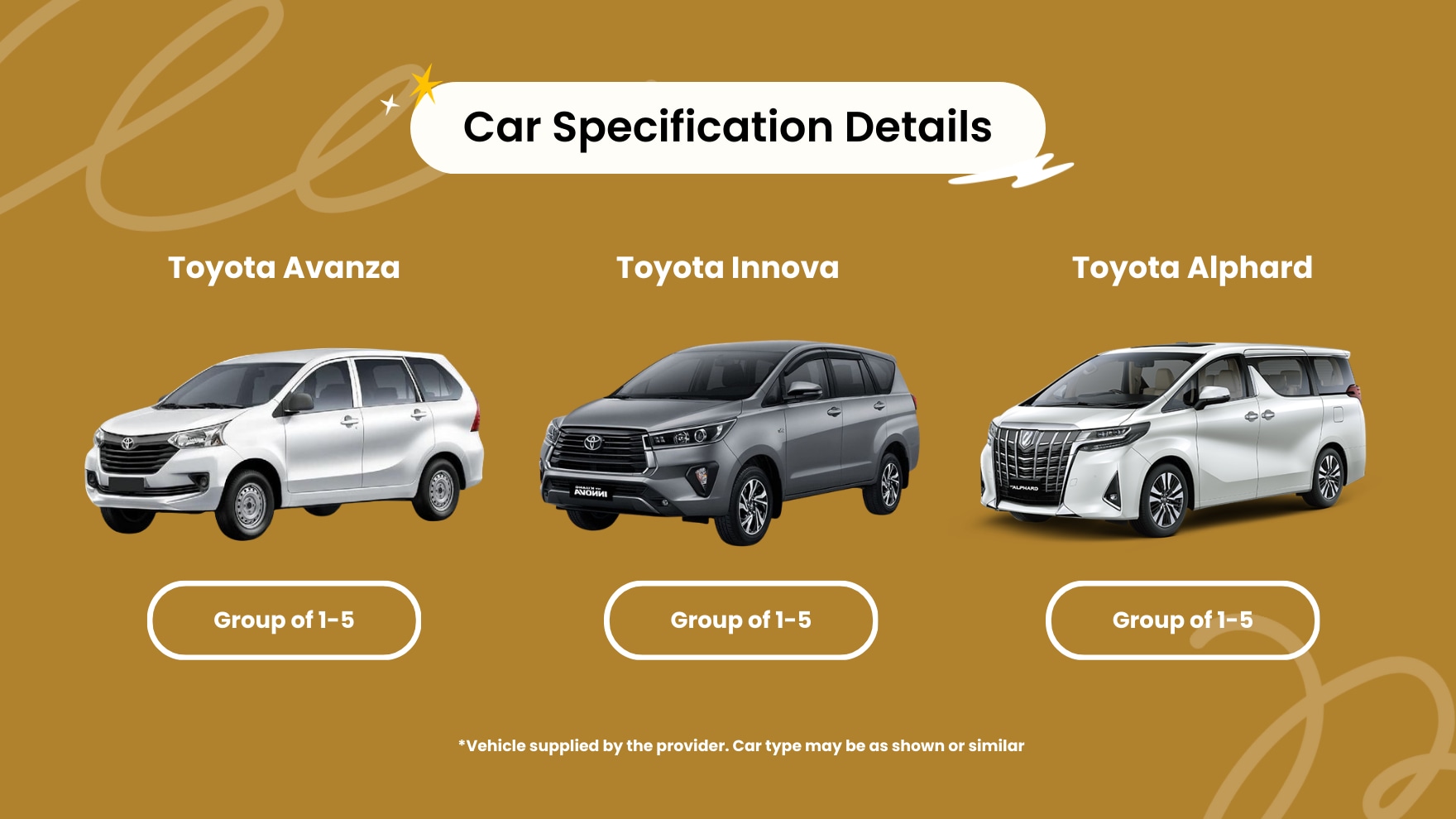 Surabaya Premium Car Rental with Driver by Goldenbird