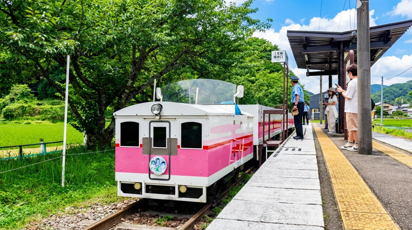 高千穗小火車是穿行在山間的觀光列車,一路沿著峽谷緩慢前行,火車車廂是敞開的,風會從四面吹進來,帶著山的氣息和陽光的味道。 高千穗小火車是穿行在山間的觀光列車,一路沿著峽谷緩慢前行,火車車廂是敞開的,風會從四面吹進來,帶著山的氣息和陽光的味道。