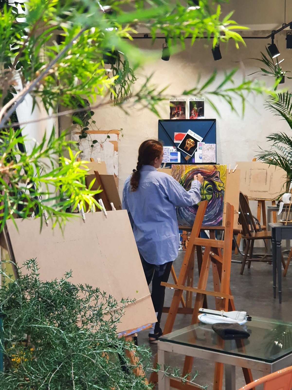 首爾壓克力顏料朝鮮王朝繪畫課 (Joseon Dynasty Painting Session with Acrylics in Seoul)