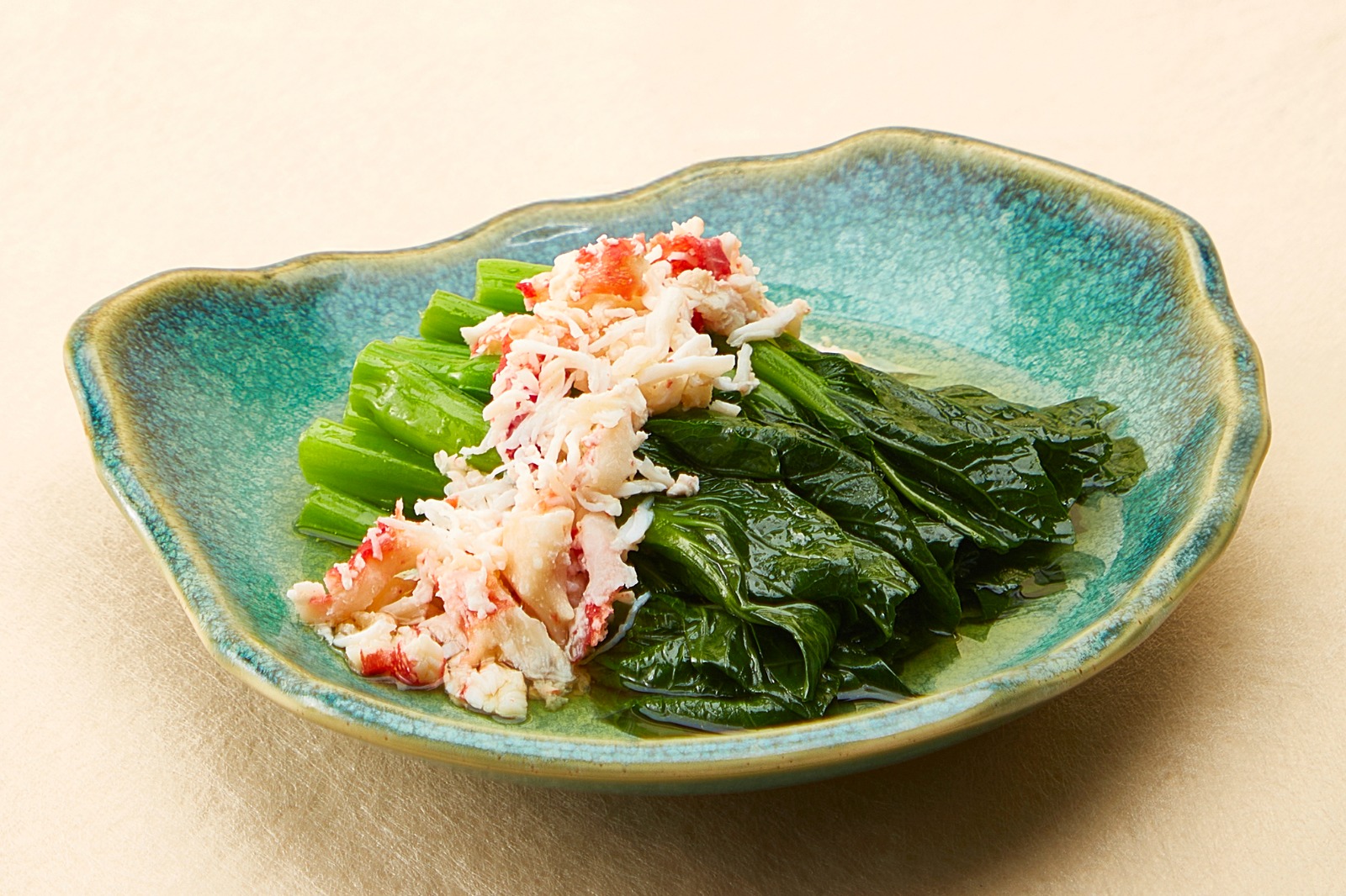 Poached Seasonal Vegetable with Alaska Crab Meat