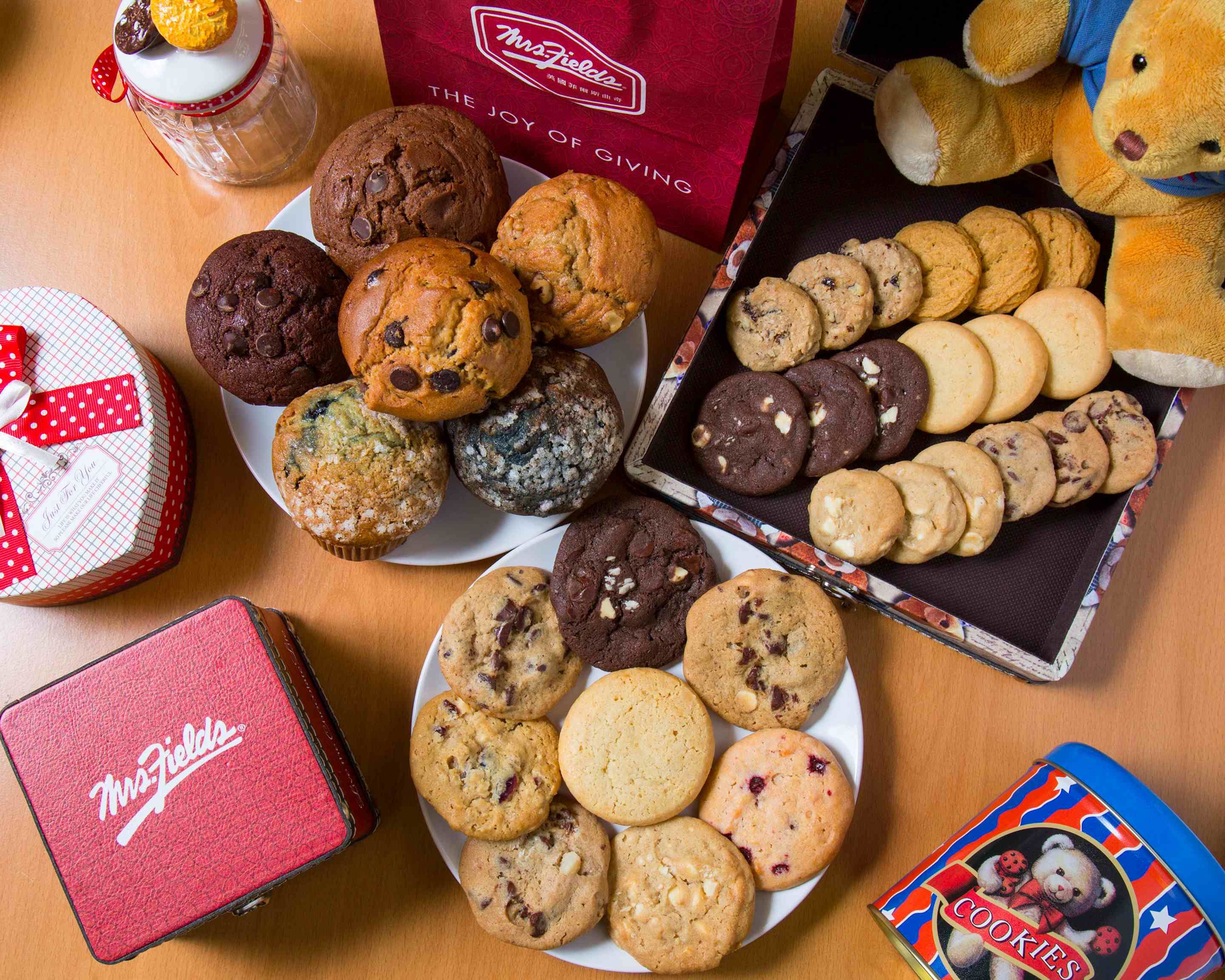 "Indulge in Mrs. Fields Cookies with a 50 evoucher Redeem at