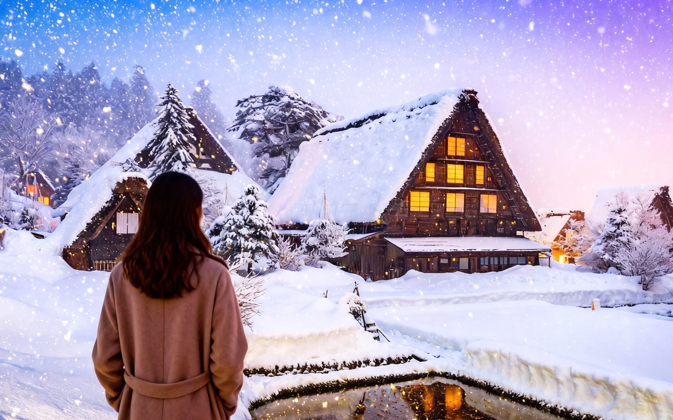 [Klook Exclusive] Shirakawa-go Illumination (Hida Beef Dinner Available)