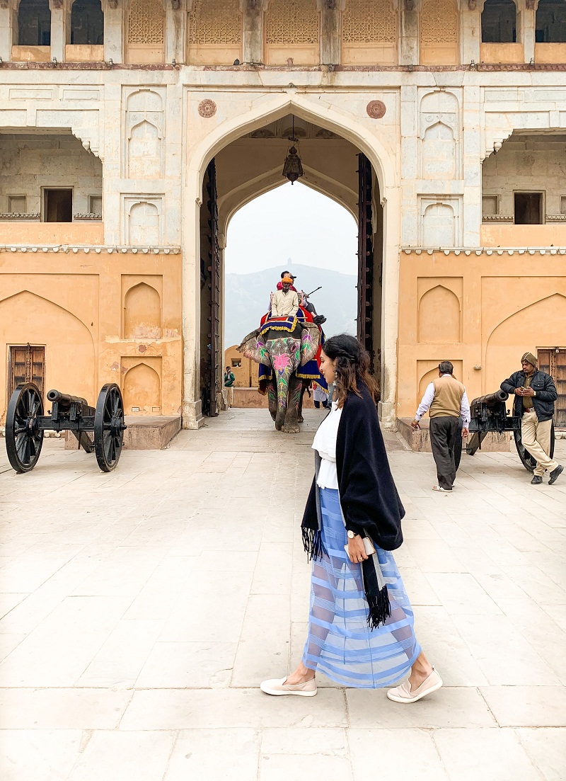 Entrance Part of Amer Fort in Jaipur.