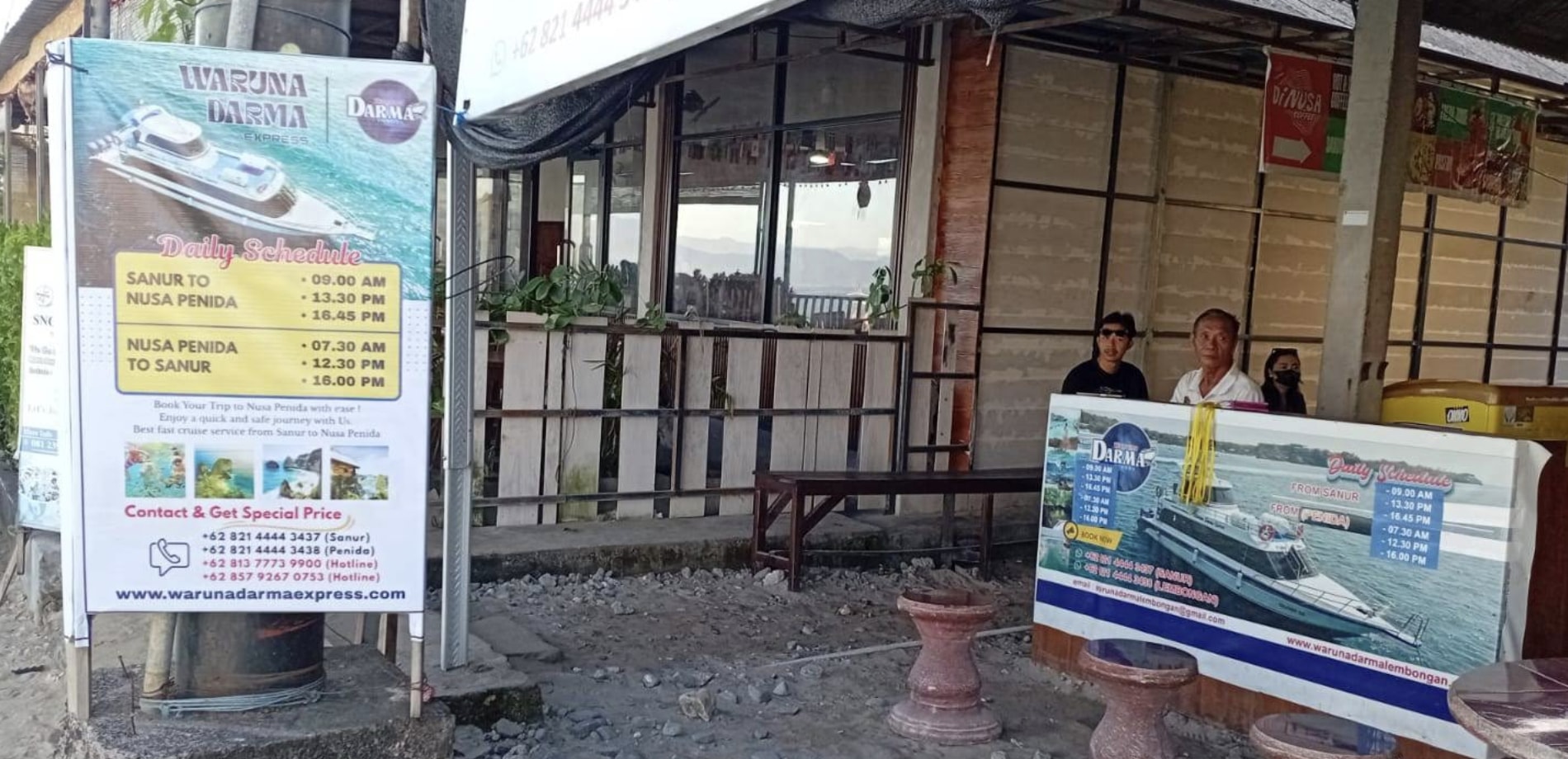 Waruna Nusa Penida ticket counter