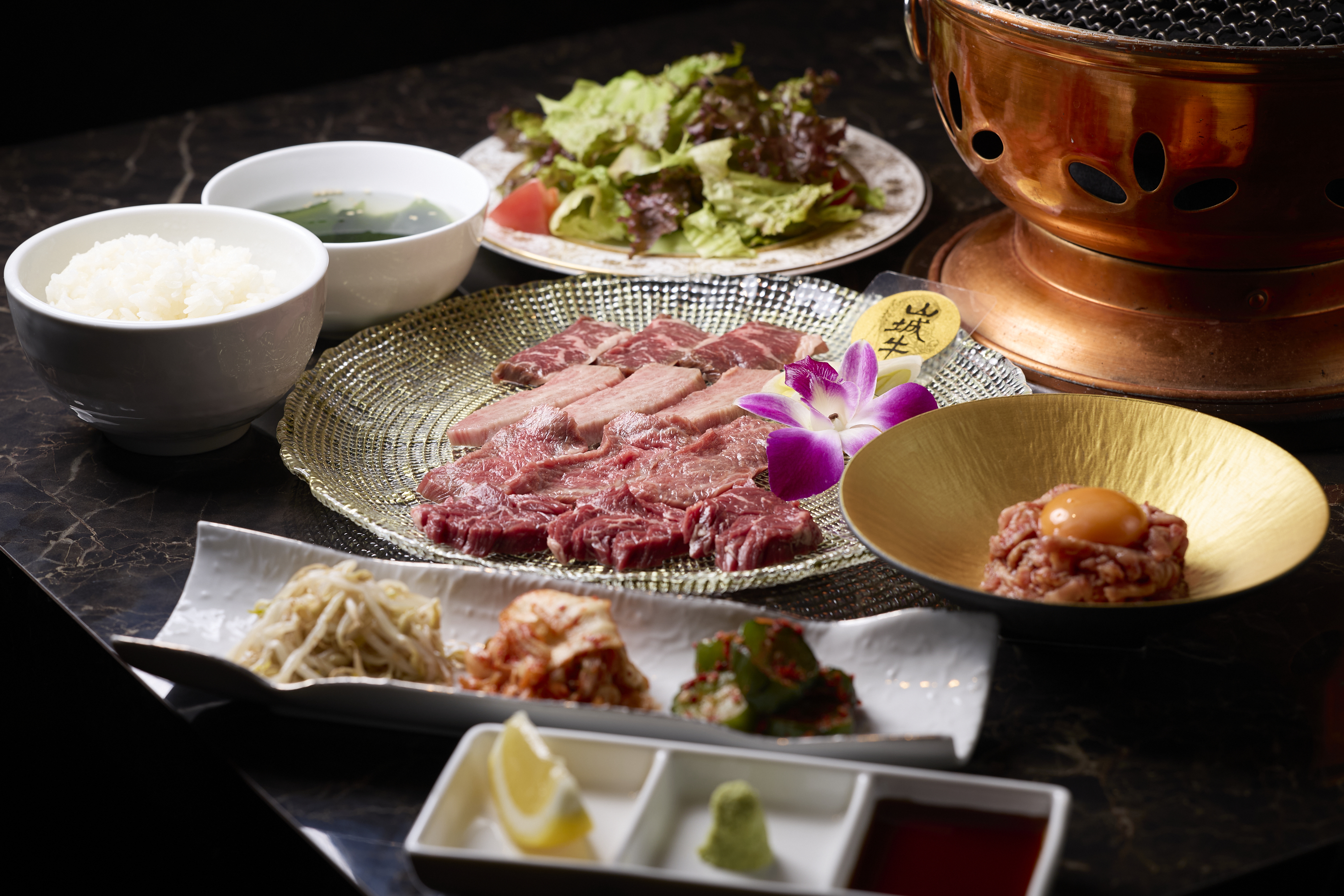 那霸 炭火焼肉 Bistro 山城牛 晚餐限定套餐 沖繩那霸松山店