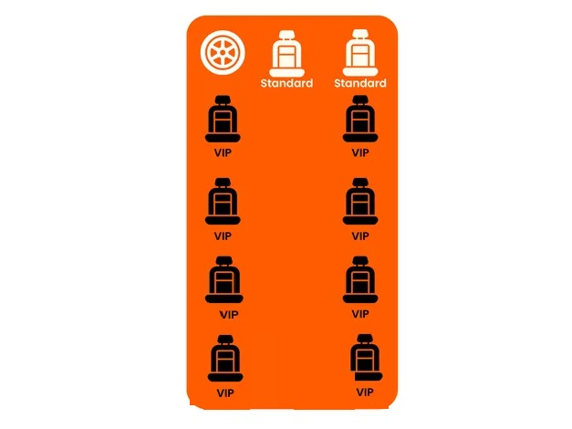 11人座小巴座位表