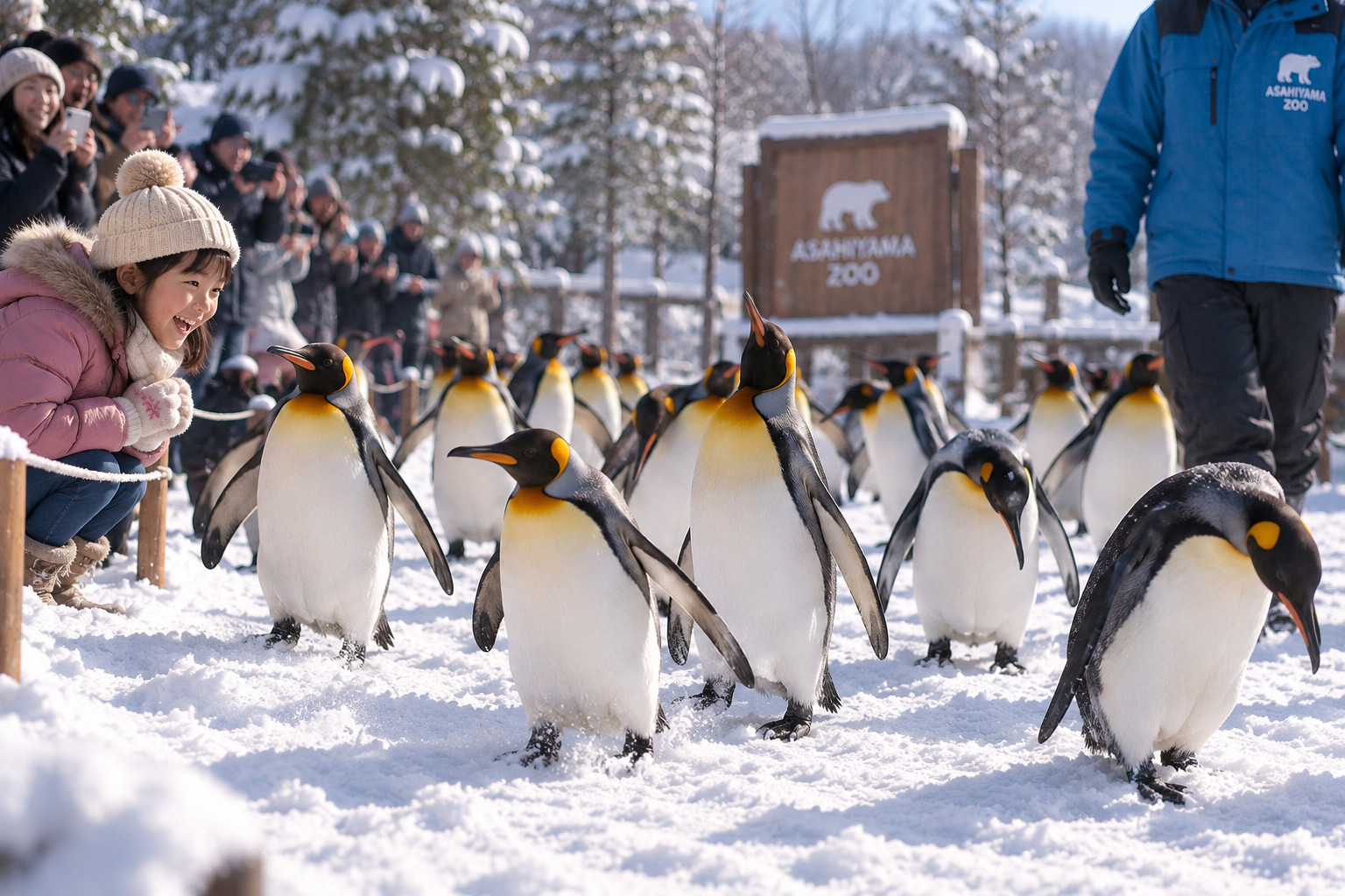 Asahiyama Zoo, Forest Terrace, and Waterfall Day Tour