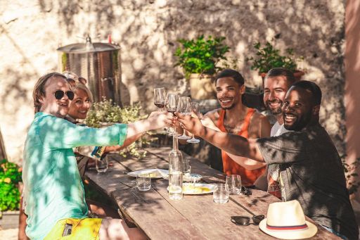 Food tasting session during the tour