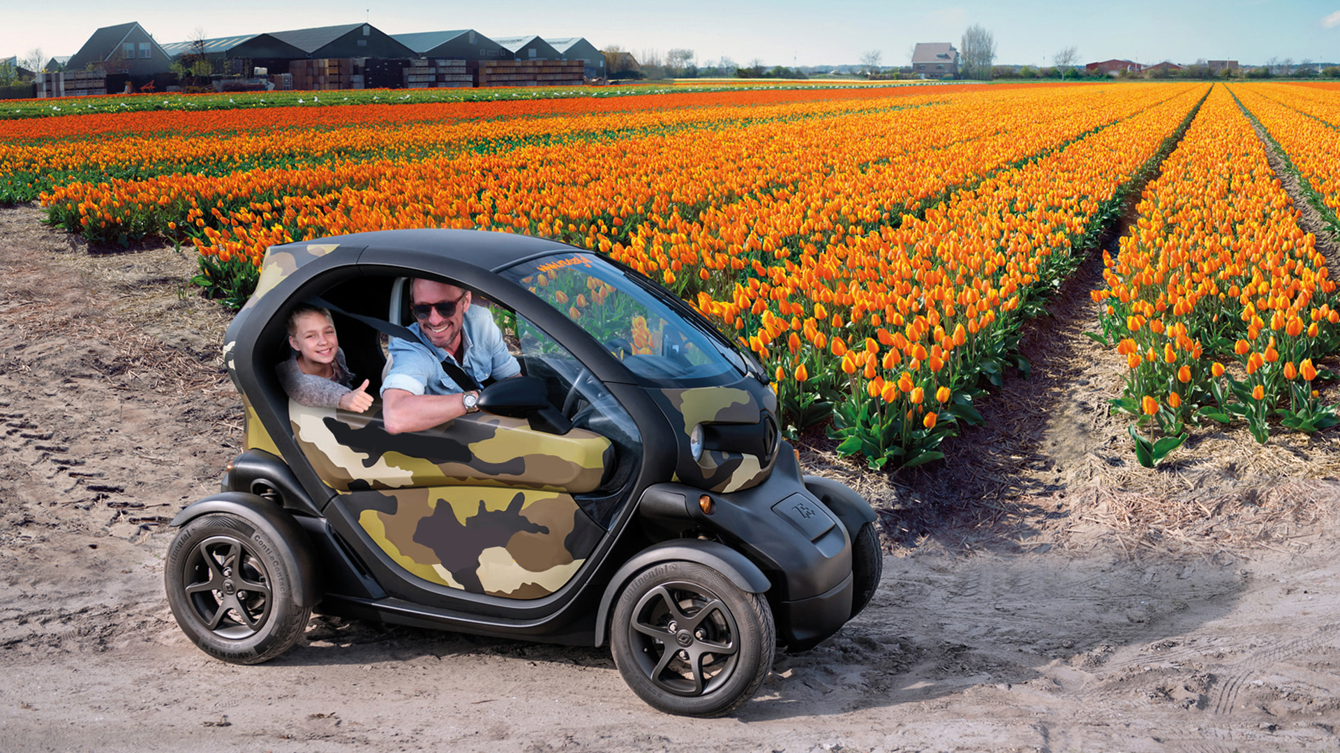 Self-Drive Electric Car Tour from Lisse with GPS and Audio Guide